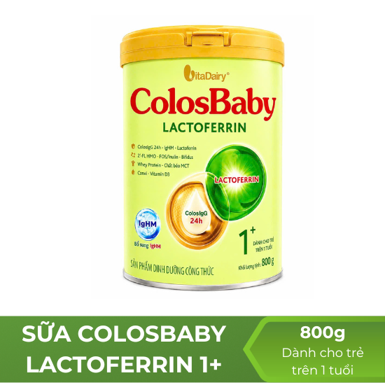 Sữa ColosBaby Lactoferrin 1+ - 800g