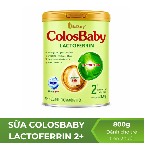 Sữa ColosBaby Lactoferrin 2+ - 800g