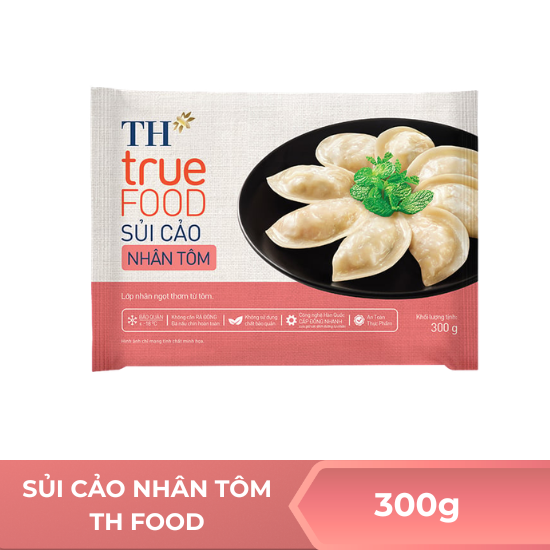 Sủi cảo nhân tôm TH Food - 300g