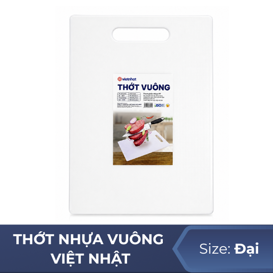 Thớt nhựa vuông Việt Nhật - size đại