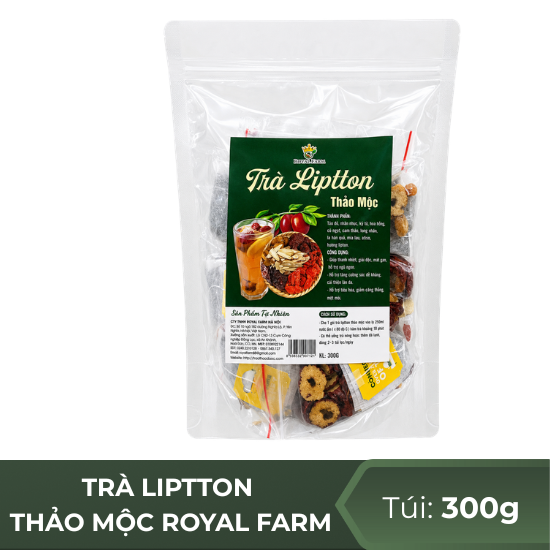 Trà Liptton thảo mộc royal farm  - túi 300g