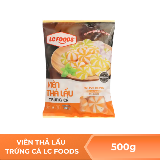Viên thả lẩu trứng cá LC Food - 500g