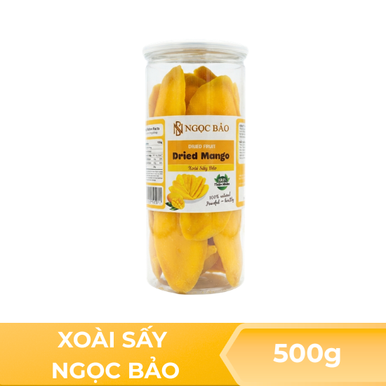 Xoài sấy dẻo Ngọc Bảo - Hộp 500g