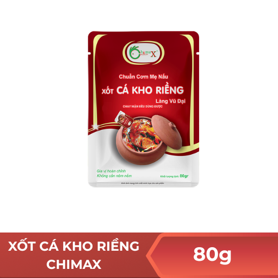 Cá kho riềng Chimax - 80g