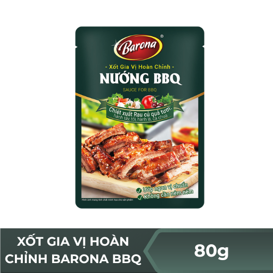 Xốt gia vị hoàn chỉnh Barona nướng BBQ