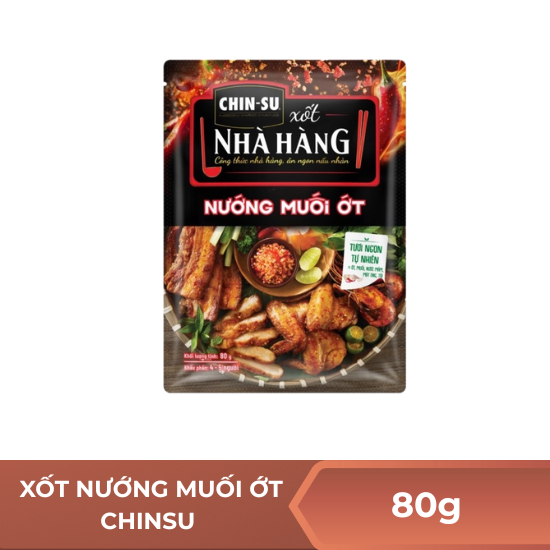 Xốt nướng muối ớt chinsu - 80g