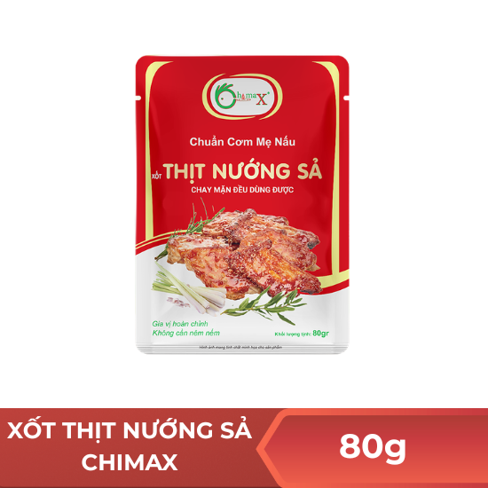 Xốt thịt nướng xả Chimax - 80g