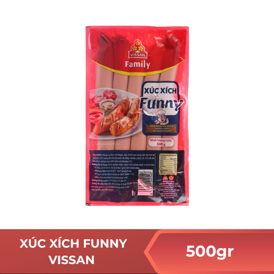 Xúc xích Funny Vissan - 500g