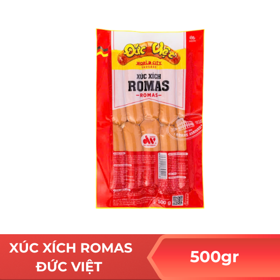 Xúc xích Romas Đức Việt - 500g